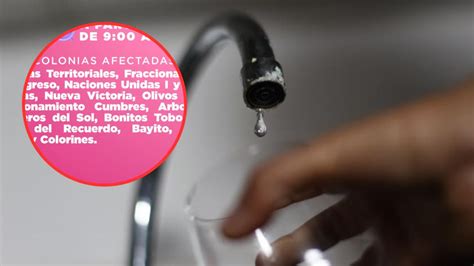 Comapa Anuncia Corte De Agua En Colonias Del Sector Poniente De