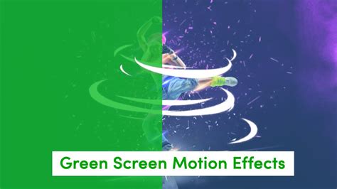 Super Cool Green Screen Motion Effects Fx 2d Youtube