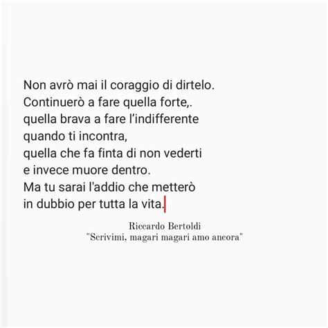 Riccardo Bertoldis Instagram Post Scrivimi Magari Ti Amo Ancora