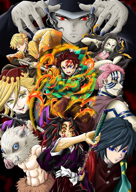 Kimetsu No Yaiba Characters A.R.Soza - Illustrations ART street