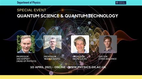 ‘quantum Science And Quantum Technology’ Youtube