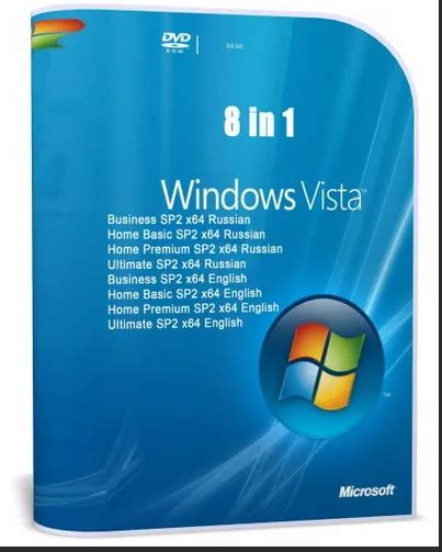 Скачать Microsoft Windows Vista Sp2 Rus Eng X64 8in1 Activated Aio