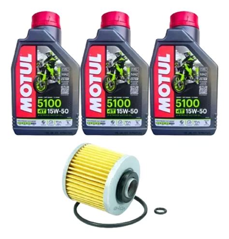 Kit Troca De Leo Motul Lt W Filtro Ved Fvc