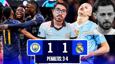 MANCHESTER CITY VS REAL MADRID PENALES REAL MADRID HA ELIMINADO AL MAN