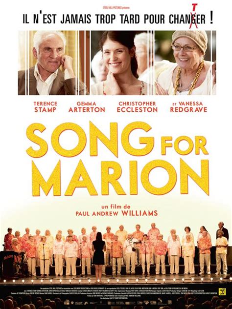 Cartel de la película Una canción para Marion Foto 1 por un total de