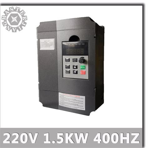 220V 1 5KW 400Hz inversor monofásico entrada VFD 3 fase saída