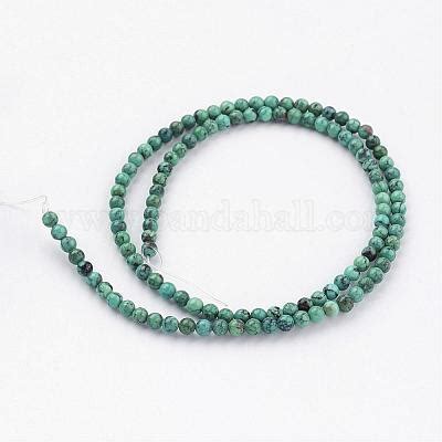 Wholesale Natural Hubei Turquoise Beads Strands Pandahall