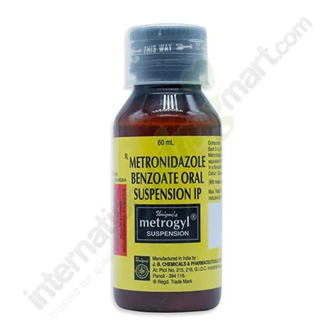 Buy Metronidazole 200mg Oral Suspension 60ml Bottles Online Idm