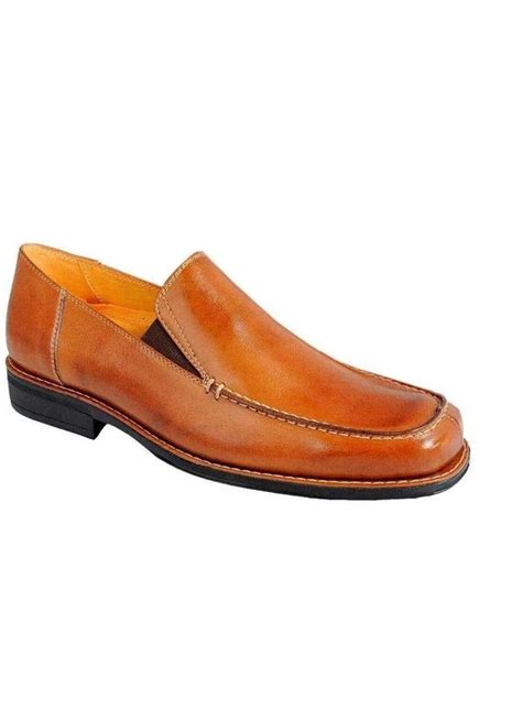 Sapato Social Masculino Side Gore Sandro Moscoloni Lancaster Tan Tan