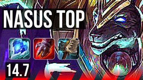 NASUS Vs AATROX TOP 1500 Games 6 Solo Kills KR Master 14 7