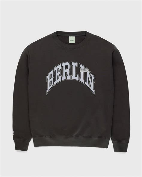 Highsnobiety Berlin Berlin 3 Crewneck Black Highsnobiety Shop