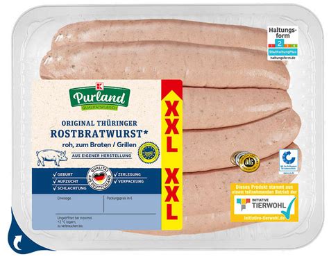 K PURLAND XXL Original Thüringer Rostbratwurst von Kaufland ansehen