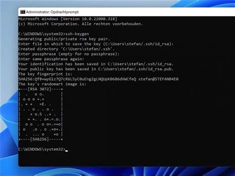 SSH Sleutel Genereren In Windows 10 Of Windows 11