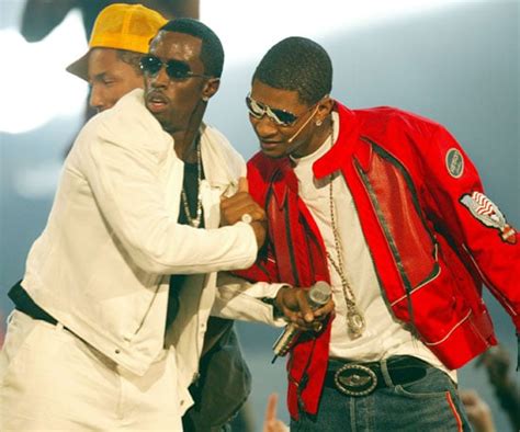 Diddy and Usher shared a moment on stage in 2002. | Look Back at the ...