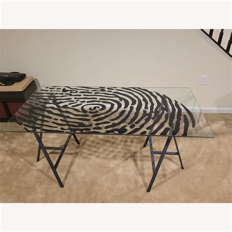 Ikea Fingerprint Glass Table Aptdeco