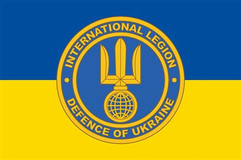 Прапор ЗСУ Інтернаціонального легіону територіальної оборони України ...