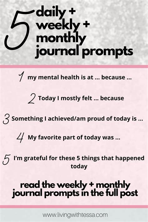 5 Daily Journal Prompts For Self Reflection Artofit