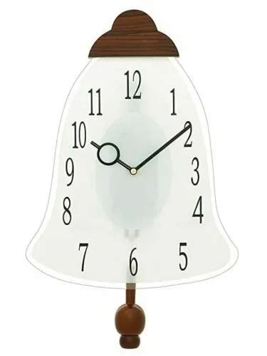 PENDULE HORLOGE MURAL Bois Taille 45 27 5 Marron EUR 97 09 PicClick FR