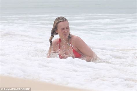 Fearne Cotton Almost Loses Her String Bikini Top On Rio De Janeiro