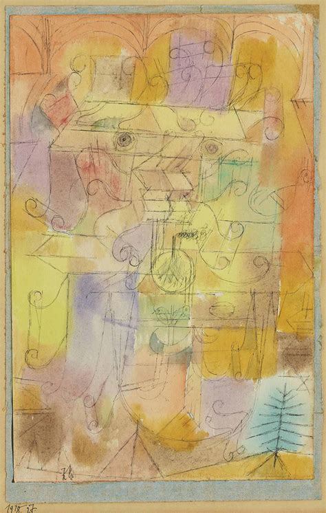 Paul Klee 1879 1940 Unvollendete Landschaft Coelinblau Gefasst