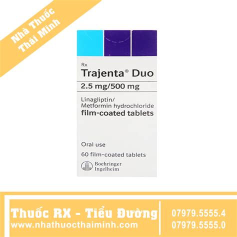 Thuốc Trajenta Duo 25mg500mg điều Trị Tiểu đường Type 2 Nhà Thuốc