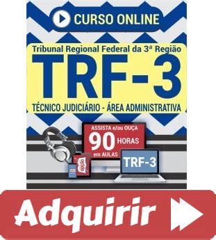 Curso Online T Cnico Judici Rio Rea Administrativa Concurso