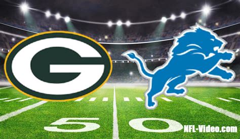 Green Bay Packers Vs Detroit Lions Full Game Replay 2023 Nfl Week 12