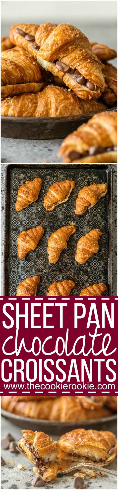 This Sheet Pan Chocolate Croissant Recipe Is Our Favorite Way To Make A