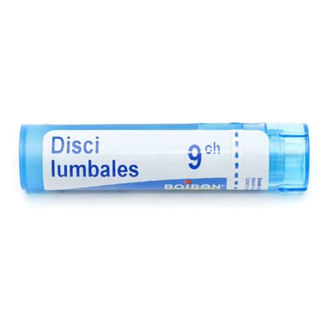 Disci Lumbales tubes granules homéopathiques Boiron Cruralgie