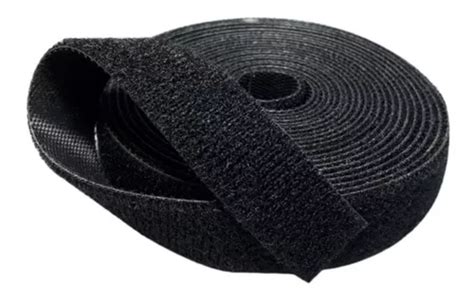 Abra Adeira De Cabos Velcro Fita Dupla Face M X Mm Preto Mercadolivre