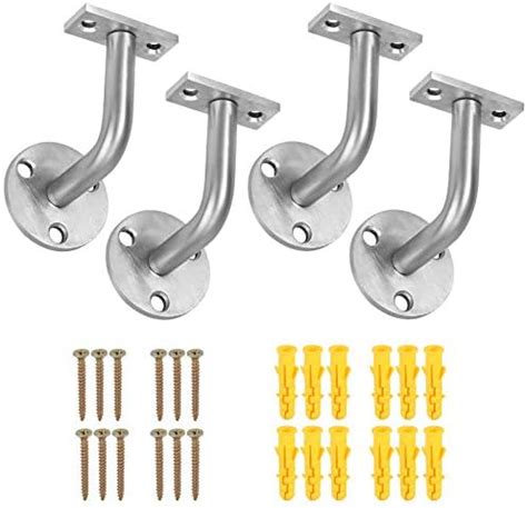 Pieces Support Wall Mounted Handrail Brackets Stainless Steel