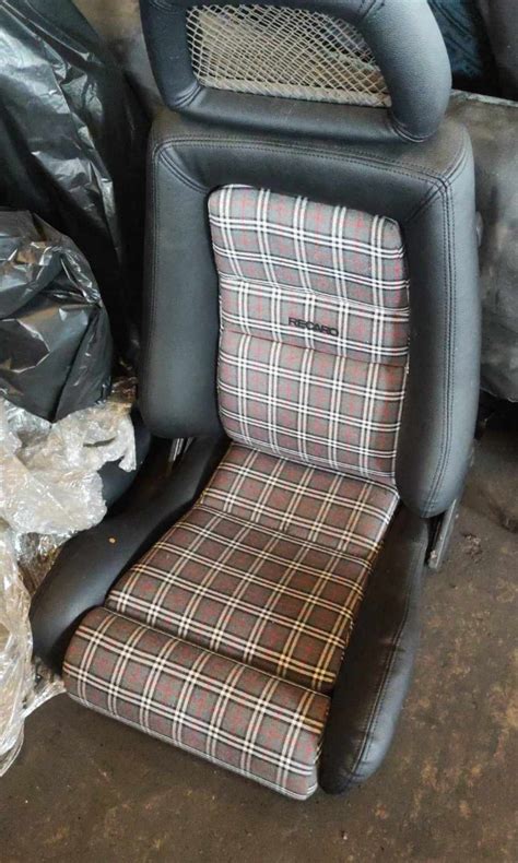 Checkered Recaro Seats Car Parts And Accessories Upholstery Seatcovers