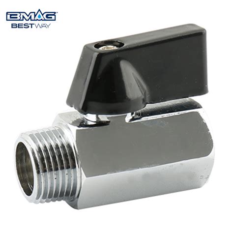 Bmag Chrome Plated Brass Mini Ball Valve China Brass Mini Ball Valve