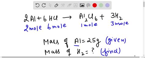 Solved Calculate The Mass Of Hydrogen Formed When Grams Of Aluminum