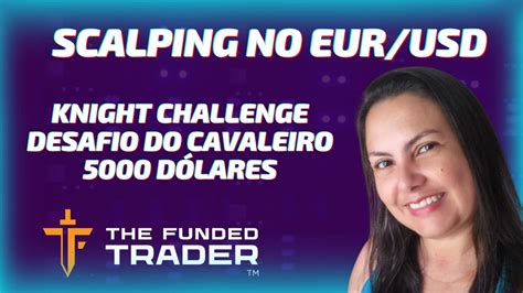 Scalper No Euro Usd Desafio The Funded Trader Day Trade Forex Youtube