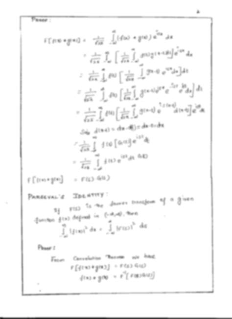 Solution Fourier Transforms Notes Studypool