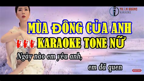 Karaoke M A Ng C A Anh Karaoke Nh C S Ng Tone N Karaoke Tr N