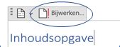 Automatische Inhoudsopgave In Word Cls Trainingen