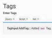 Tiny Text Field Based Tags Input Plugin Tagify Free JQuery Plugins