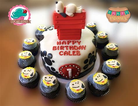 Snoopy Cakes And Cupcakes Cupcake Cakes Snoopy Cake Fondant Cakes