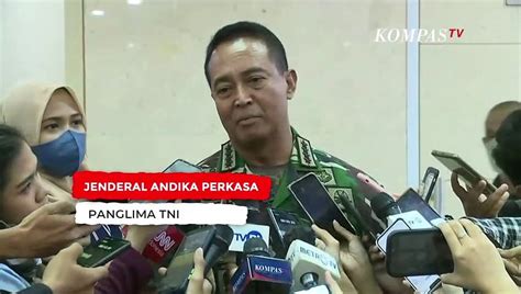 Panglima TNI Jawab Isu Tidak Harmonis Dengan KSAD Dudung Dari Saya