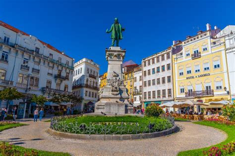 Coimbra Portugal 20 May 2019 Monumento A Joaquim Antonio De Aguiar