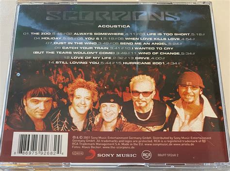 Scorpions ‘acoustica 2001 Album Review The Scorpions Collection