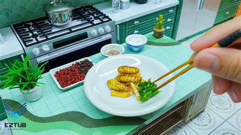 Stir Fried Silkworm Pupae With Potatoes Super Delicious Oil Fried