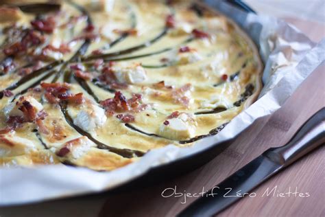 Quiche asperges lardons et chèvre Zucchini Vegetables Food Asparagus