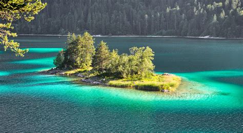 Eibsee Zugspitze Alps Germany Sebastian Bender Flickr