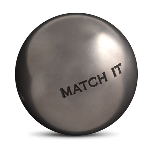 Match It Boule De Petanque Inox Demi Tendre Boule De Petanque