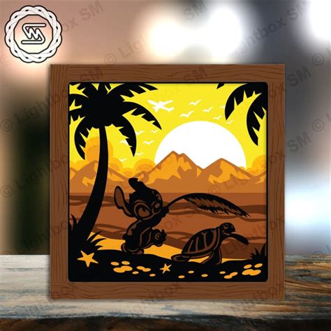 Lighted Shadow Box Etsy