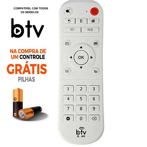 Btv Controle Btv Box B Tv 8 9 10 11 Express Compativel Todos Os