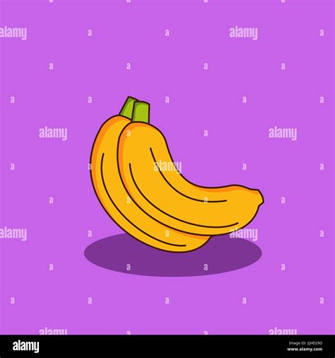 Banana Fruit Cartoon Vector Illustration Stock Vector Image And Art Alamy